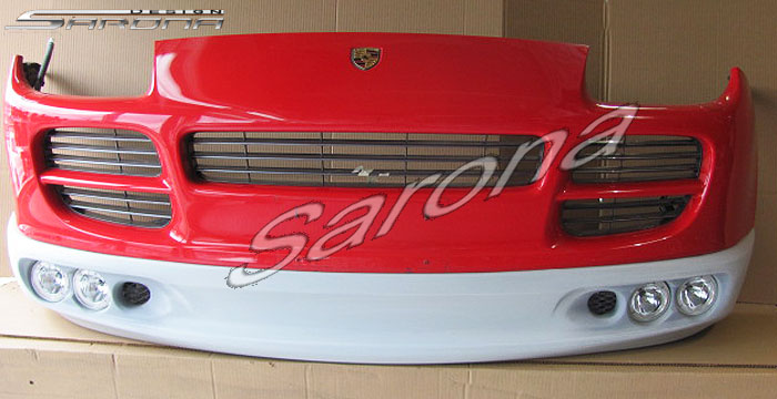 Custom Porsche Cayenne Front Bumper Add-on  SUV/SAV/Crossover Front Lip/Splitter (2002 - 2006) - $750.00 (Part #PR-004-FA)